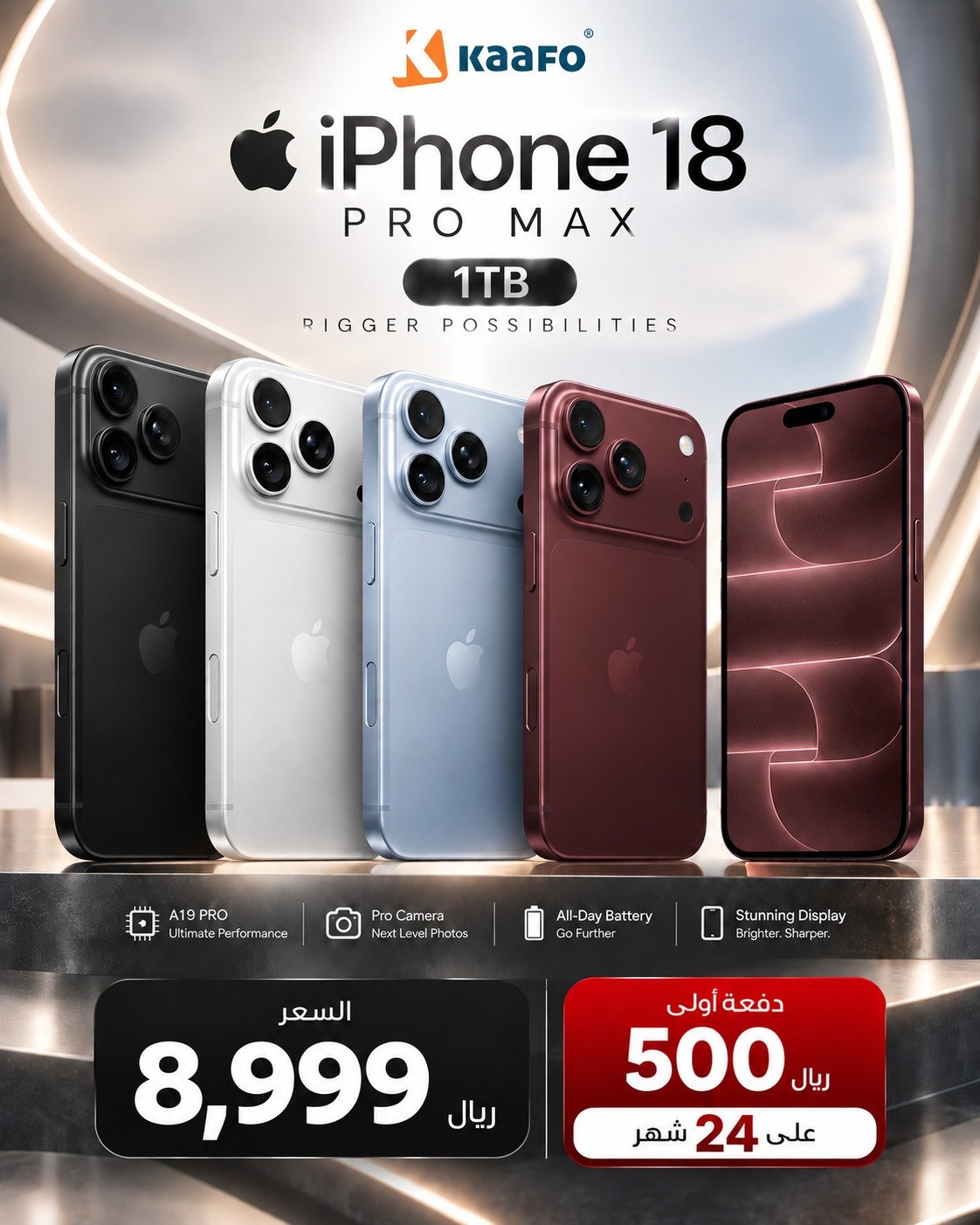 iPhone 8 promax 1TB